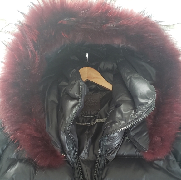 Nicole Benisti Winter Parka with Red Fur - Picture 2 of 6